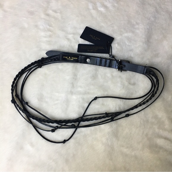 NWT Rag & bone KNOTTED JET BELT - Picture 4 of 12